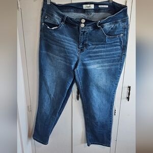 Angels Women's Curvy Blue Jeans Size 16W